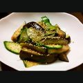 ぽんきちっちーず's cooksnap of when they made ナスとズッキーニのマリネ.