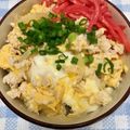 ☆さぶ☆☆'s cooksnap of when they made ＊白だしで！鶏ひき肉で！親子丼＊.