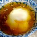 トマトのマント's cooksnap of when they made レンジで1分☆温泉卵(味付).