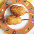kuboscore's cooksnap of when they made ホットケーキミックスでチーズドッグ.