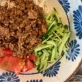 ♡∪♡'s cooksnap of when they made 夏休みランチに☆納豆ジャージャーうどん.