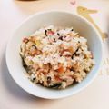 SUNMOONMOM's cooksnap of when they made ★みょうが大好き♪大葉と梅の混ぜご飯★.