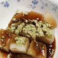 こよんた's cooksnap of when they made 棒寒天ヨーグルト♪きなこ黒蜜かけ.