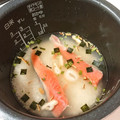kashikon's cooksnap of when they made 簡単！松茸のお吸い物で鮭の炊き込みご飯.