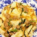Risamaman's cooksnap of when they made ニラたっぷり旨辛麻婆豆腐.