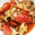 aikaji's cooksnap of when they made 甘酸っぱい旨味〜トマトキムチ炒め〜.