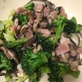 みりん調味料's cooksnap of when they made ブロッコリーとベーコンのガーリック炒め♪.