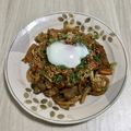 クック4P73QB☆'s cooksnap of when they made 甘辛♡味噌焼きうどん♪.