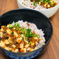 hiro_aya's cooksnap of when they made 長芋とひき肉のどんぶり.