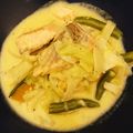 やぶすけ's cooksnap of when they made 牛乳で作る、鮭とかぼちゃのクリーム煮！.