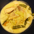 やぶすけ's cooksnap of when they made 牛乳で作る、鮭とかぼちゃのクリーム煮！.
