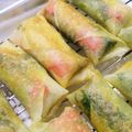 ちかぱる's cooksnap of when they made 鶏胸肉とカニカマの簡単春巻き.