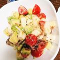 りんごAME's cooksnap of when they made アボガドと山芋の梅肉和風サラダ.
