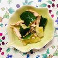チェックのミニくま's cooksnap of when they made ＊きゅうりと鶏胸のピリ辛和え＊.