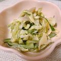 goimai's cooksnap of when they made キュウリみょうがキャベツのマヨぽん和え.