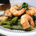 ダイナマイト漆黒's cooksnap of when they made 絶品 お店超え 空心菜とエビの炒め物.