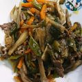 にゅんこまま's cooksnap of when they made 牛肉と舞茸、牛蒡の炒め煮（時雨煮風）.