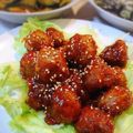 かとみず's cooksnap of when they made あまったハンバーグたねで肉団子の甘酢あん♪.