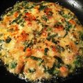 コイネ's cooksnap of when they made モロヘイヤで作る美味しいチヂミ(タレ付）.