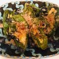 く〜丸's cooksnap of when they made 種ごとペロリ！ピーマンの丸焼きチーズのせ.