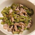 うぅこちゃん's cooksnap of when they made 豚肉とゴーヤの甘辛炒め（豚こま肉）.