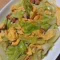 ナーちゃん's cooksnap of when they made ふんわり卵とキャベツのマーガリン醤油炒め.