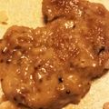 moca382's cooksnap of when they made ブタヒレ肉のクリームマスタードソース.