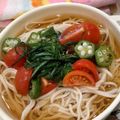 しーな☆彡's cooksnap of when they made 夏野菜でぶっかけそうめん.
