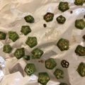 クックHWMB10☆'s cooksnap of when they made 簡単オクラチップス.