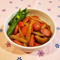 Richland☆Y's cooksnap of when they made ウインナーとごぼうのきんぴら.