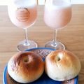kerokichii's cooksnap of when they made 贅沢！桃１００％で仕込む桃ベーグル♪.