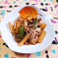 ﾁｲﾁｬﾝﾏﾏ's cooksnap of when they made 豚肉と長いも塩麹オイスターソース炒め.