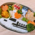 いっこーずまま's cooksnap of when they made スティックおにぎり☆キャラ弁・新幹線。.