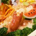 ぷゆら☆'s cooksnap of when they made ★キャラ弁★こんがりクワガタ.