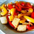 YURIE0305's cooksnap of when they made イカとエビの夏野菜ガーリック炒め.