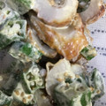 ma___111's cooksnap of when they made オクラとちくわの柚子胡椒マヨ.