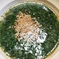 ラム＆チロル's cooksnap of when they made これは感動‼モロヘイヤスープ.