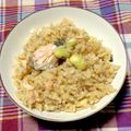 わたさな2016's cooksnap of when they made 新しょうがと塩鮭の炊き込みご飯.