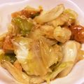 yama-chan's cooksnap of when they made 厚揚げとキャベツのオイスターソース炒め.