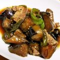 Sakura☆まま's cooksnap of when they made 夜御飯*豚バラと茄子の甘辛煮.