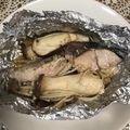 クックNKV8Y1☆'s cooksnap of when they made きのこと白身魚のホイル焼き～ぽん酢かけ～.