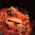 ame-ikuru's cooksnap of when they made ミートボールのトマトスープ.
