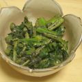 rakuen's cooksnap of when they made かき菜の白味噌胡麻和え.