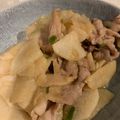 おおたい's cooksnap of when they made 薄切り長芋と豚バラ肉のガーリック甘辛炒め.