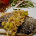 あきつま（杏花☆）'s cooksnap of when they made すずきのムニエル和風香味ソース.