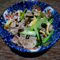 たかはらあゆむ's cooksnap of when they made にんにく風味☆小松菜と豚こま炒め.
