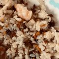 ゆたかん半島's cooksnap of when they made 冷凍食品の海老ピラフ再現＊フライパンで！.