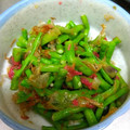 え～み～'s cooksnap of when they made 十六ささげの梅肉和え.