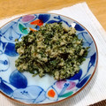 shik's cooksnap of when they made お茶の葉白和え.