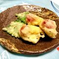お料理ニャロメ's cooksnap of when they made トマト入りカマンベールの天ぷら＊おつまみ.